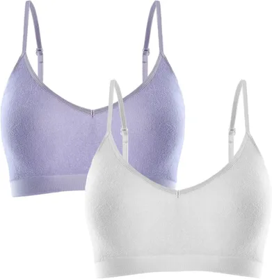 Produktbild von Soft Sports Bh 2Er-Pack Weiss Lila Xl