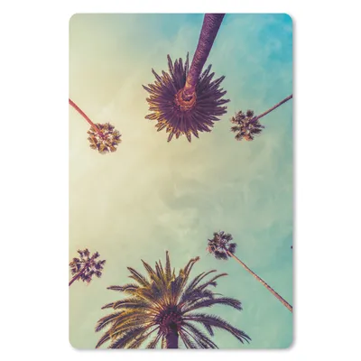 Produktbild von MuchoWow® Mauspad Mousepad Palme - Himmel - Bäume - Sommer - Tropisch 40x60 cm - Mousepads - Maus Mat - Pad - Mausunterlage - Schreibtisch Accesoire