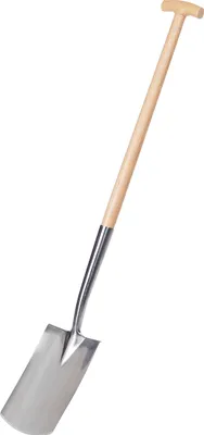 Produktbild von Gärtnerspaten Edelstahl, T-Griff, H120cm