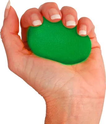 Produktbild von Squeeze Egg Handtrainer Fingertrainer Unterarmtrainer Antistressball mittel GRÜN
