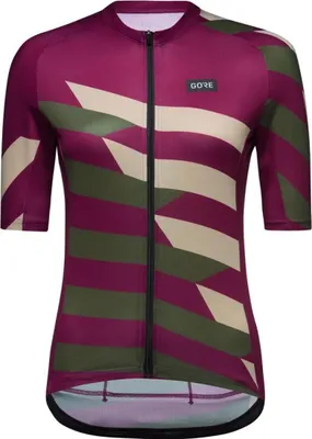 Produktbild von GORE Kurzarm Fahrradtrikot - SIGNAL CHAOS - Lila/Grau M