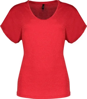 Produktbild von Only Harrie Life Kurzarm-t-shirt Rot M Frau Rot M