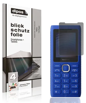 Produktbild von Blickschutzfolie für Nokia 110 Power matt Schutzfolie Folie Display Schutz dipos