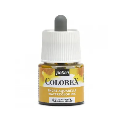Zdjęcie produktu dla Pebeo Colorex Aquarelltinte, 45 ml, 42 Indiengelb