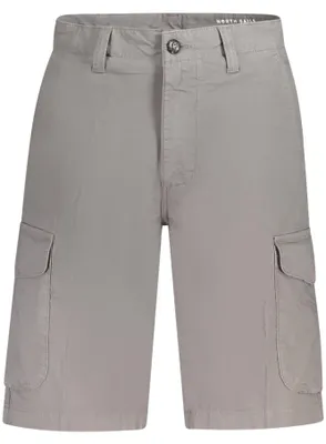 Produktbild von Herren Bermuda Shorts Grau - Regular Fit mit 4 Taschen und Logo
