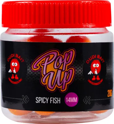 Produktbild von Dudi Bait Pop Up Spicy Fish guličky 14mm 20g