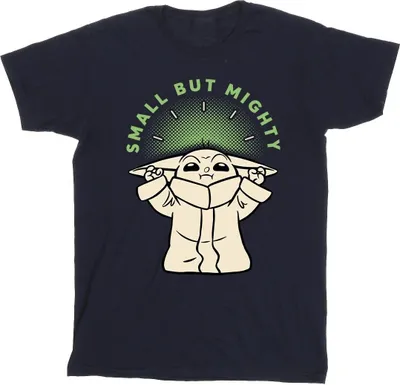 Produktbild von Star Wars - "The Mandalorian Small But Mighty" T-Shirt für Herren BI47357 (5XL) (Marineblau)