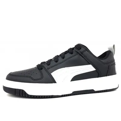 Immagine prodotto di Puma Rebound Layup Lo SL Jr. Scarpe da corsa per bambini, sneakers, colore nero, adatte al tempo libero