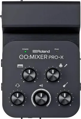 Obrázok produktu pre Roland GO Mixer PRO-X - Kompakter Audio Mixer für Smartphones - in schwarz
