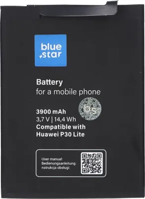 Zdjęcie produktu dla BATERIA odpowiednia dla Huawei P30 Lite/Mate 10 Lite 3900 mAh Li-Ion Blue Star Premium