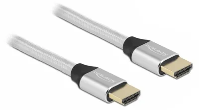 Produktbild von Delock Ultra High Speed HDMI Kabel 48 Gbps 8K 60 Hz silber 2 m
