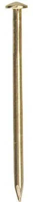 Produktbild von Stahlnadeln, vermessingt, für Bilderhaken, ohne Kapselkopf, Schtl. à 1000 Stück, (L/Ø) 25/1,4 mm
