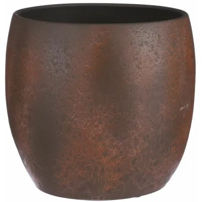 Produktbild von Mica Decorations Blumentopf - rost/terrakottabraun - 12x14cm