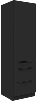 Produktbild von Küchenhochschrank 60 SILVIA 44 schwarz