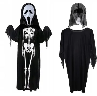 Produktbild von Gacek Kościotrup Krzyk Kostüm Set mit Maske und Tunika