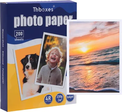 Produktbild von Fotopapier 10 x 15 cm, 200 Blatt, 230 g/m², Hochglanz, für Inkjetdrucker