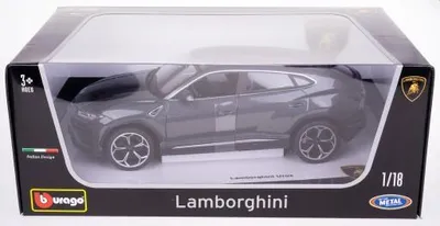 Immagine prodotto di Modellino dell'auto Lamborghini Urus Grey in scala 1:18 di BBURAGO