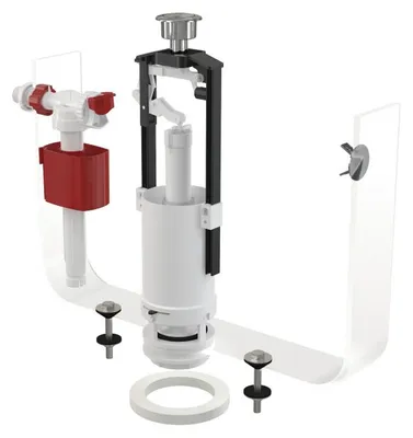 Immagine prodotto di Kit di scarico Alcadrain (Alcaplast) con pulsante STOP SA2000 1/2 CROMATO
