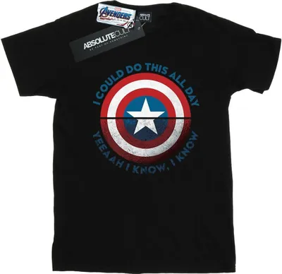 Produktbild von Marvel - "Avengers Endgame Do This All Day" T-Shirt für Herren BI9390 (S) (Schwarz)