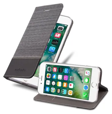 Obrázok produktu pre Cadorabo puzdro pre Apple iPhone 8 PLUS / 7 PLUS / 7S PLUS Protective Case v čiernom puzdre na mobilný telefón Book Case Cover