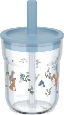 Image de Verre à boire pour enfants Mepal Mio 250 ml avec paille Forest Friends