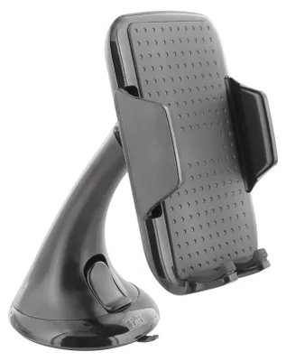Obrázek produktu pro Držák na telefon se přísavkou - Otočný o 360 stupňů - Do 6 palců - Černý - Do auta