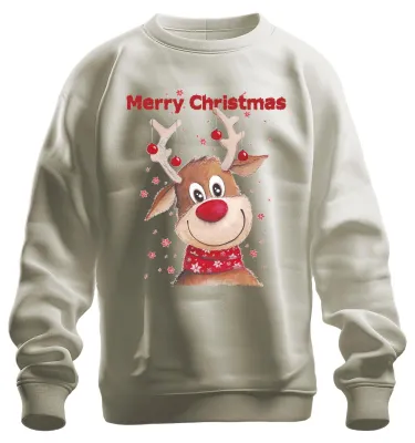 Immagine prodotto di Renna di Natale - Regalo di Natale Felpa pullover unisex, natura, M