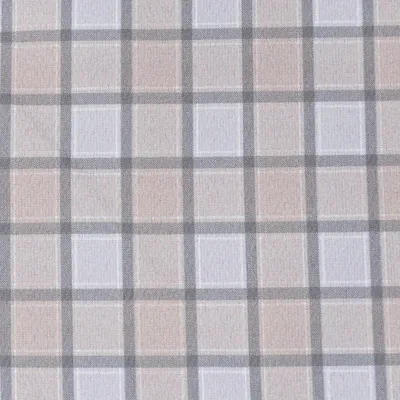 Produktbild von Vorhangstoff Meterware Dekostoff Lochner Landhaus Karo beige grau