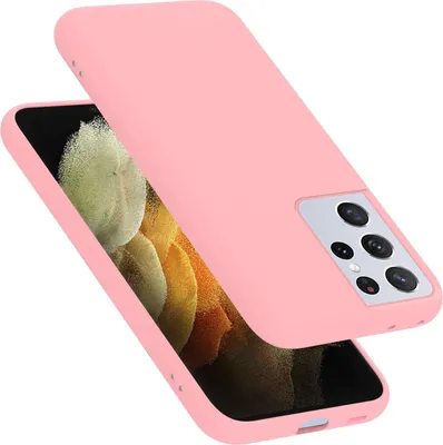 Obrázek produktu pro Cadorabo Protective Case for Samsung Galaxy S21 ULTRA Case in Pink Pouzdro na mobilní telefon, kryt TPU Etui