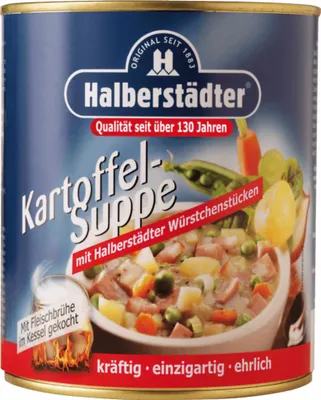 Produktbild von Halberstädter Kartoffelsuppe (800ml Dose)