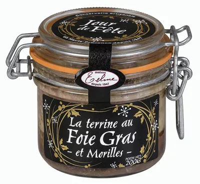 Image de Terrine aux morilles et foie gras »Jour de Fête«.