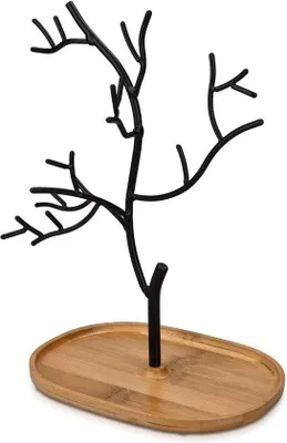 Produktbild von Famanu Schmuckbaum - Schmuckständer für Ketten, Ohrringe & Ringe - Dekorativer Schmuckhalter - 25 cm hoch