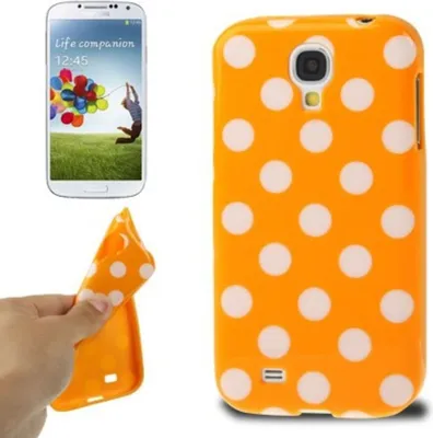 Produktbild von Schutzhülle TPU Punkte Case für Handy Samsung Galaxy S4 GT-I9500 / GT-I9505 / LTE+ GT-I9506 / Value Edition GT-I9515