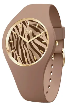 Ice-Watch 025893 Damen-Armbanduhr ICE Wild S Mokka-/Goldfarben Zebra 1