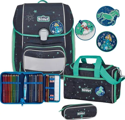 Produktbild von Scout Genius LED Schulranzen-Set 4tlg.
