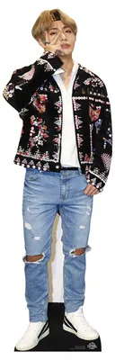 Produktbild von Kim Taehyung (V) BTS (kpop) Pappfigur -Höhe 90cm