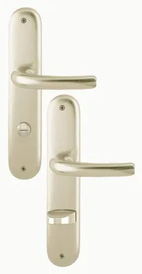 Produktbild von HOPPE Langschildgarnitur Tôkyô 1710/273P Alu.F2 SK/OL 78mm DIN L/R - 2805339