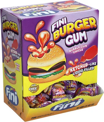 Immagine prodotto di Fini - Gomma da masticare Burger - 200s