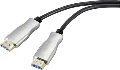 Produktbild von SpeaKa Professional HDMI Anschlusskabel HDMI-A Stecker, HDMI-A Stecker 30.00 m Schwarz SP-9019352 4K UHD, Geschirmt HDM