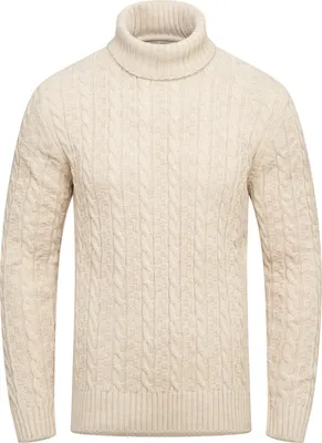 Produktbild von behype. Herren Strickpullover BSLANA Grobstrick Zopf-Muster Winterpullover Strickpullover