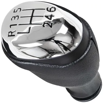 Immagine prodotto di Pomello del cambio a 6 marce nero cromato per Renault Clio IV dal 2012-2020