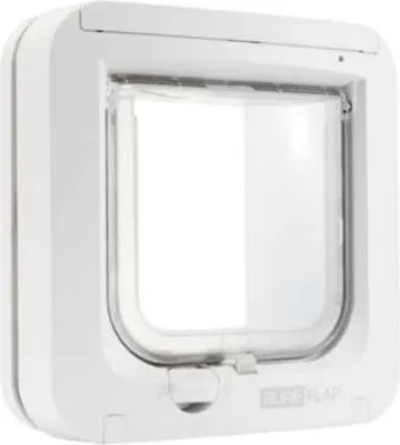 Produktbild von Trixie SureFlap Freilauftür mit Mikrochiperkennung 21 × 21 cm, weiß