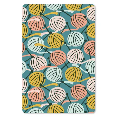 Produktbild von MuchoWow® Mauspad Mousepad Stricken - Wolle - Muster 40x60 cm - Mousepads - Maus Mat - Pad - Mausunterlage - Schreibtisch Accesoire