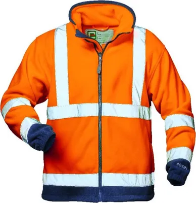 Produktbild von Elysee Warnfleecejacke Benedikt Gr. M orange/marine