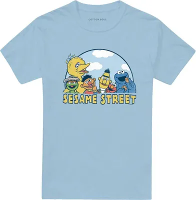 Produktbild von Sesame Street - T-Shirt für Herren/Damen Uni TV21708 (M) (Hellblau)
