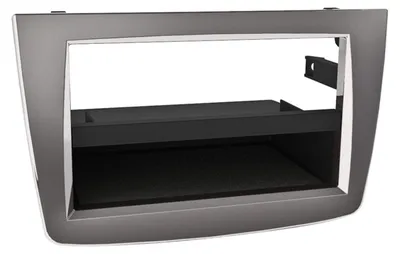 2-DIN Radioblende für Alfa Romeo MiTo (955) ab 08/2008 – Silber