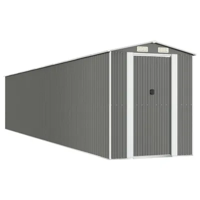 Immagine prodotto di Capanno Giardino Grigio Chiaro 192x1021x223 cm Acciaio Zincato
