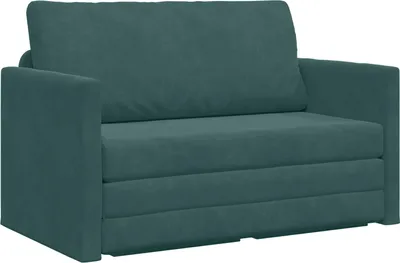 Produktbild von vidaXL Schlafsofa Dunkelgrün 124 x 71 x 78 cm Samt