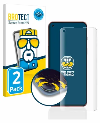 Produktbild von 2x BROTECT Fullscreen Schutzfolie für OnePlus Nord 2 5G Displayschutz Folie Fullcover Klar Transparent