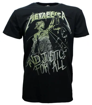 Immagine prodotto di Maglietta vintage dei Metallica "Justice For All" - Merchandising della band - Taglia S